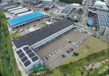 2025 /06대구 구지국가산단 지붕 태양광발전소 2개소 730kW[ 거산산업(주) 405kW / 녹희 321.25 kW ]